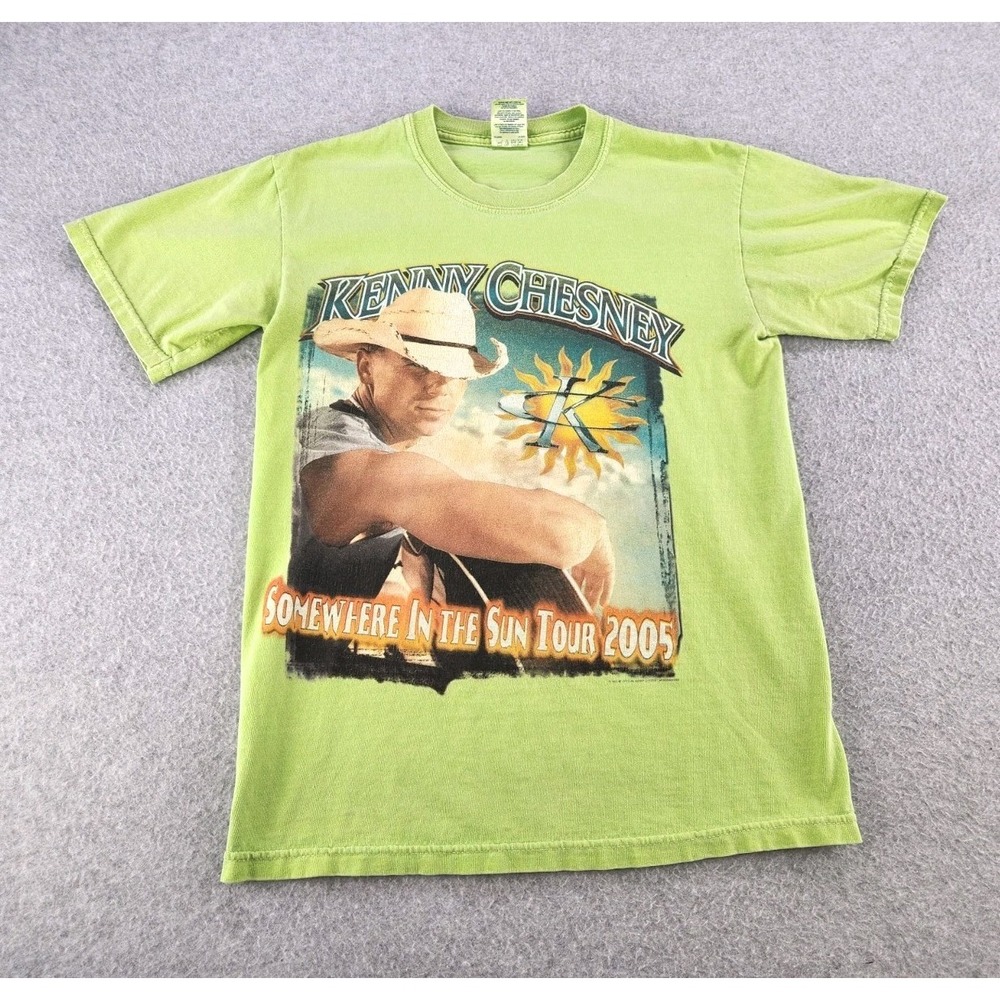 KENNY CHESNEY vtg 2005 CONCERT T SHIRT Band Somewhere In Sun Tour Cd Adult SMALL